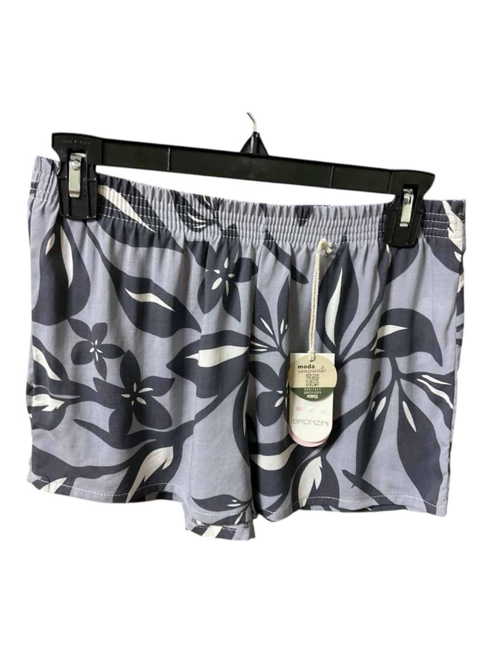 Bronzini People Tropical Floral Pajama Sleep Shorts - NWT